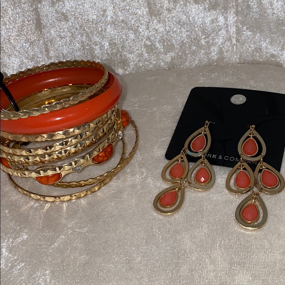 NY&C Bracelet & Earring Set